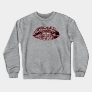 Hotwives are the best wives lips Crewneck Sweatshirt